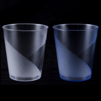 一次性航空杯子批發10 加厚杯硬質透明果汁飲料太空杯100只