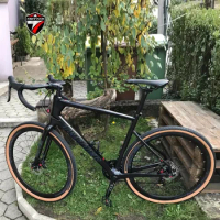 TWITTER Bicycle New Carbon Gravel Bike with RS-22S Disc Brake 700*40C Tire Off-road grade internal routing Pelinka hub велосипед