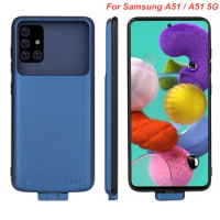 5000Mah For Samsung Galaxy A51 Battery Case A51 4G 5G Soft Back Clip Charger Power Bank For Samsung Galaxy A51 Battery Case