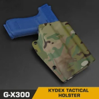 Lightweight Kydex Tactical Holster G-X300 Holster for for Glock 17 19 19X 45 With X300 Light Airsoft Hunting Gun Accessories