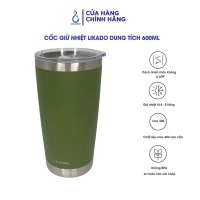Cốc Giữ Nhiệt Likado thép không rỉ 304 dung tích 380ml/600ml