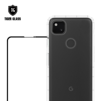 T.G Google Pixel 4a 手機保護超值2件組(透明空壓殼+鋼化膜)