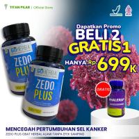 Beli 2 zedo plus dapat gratis 1 botol phaleria+ 30 kapsul Original Titan Pilar Official Store