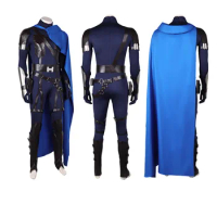 Adult Men Jumpsuit Cloak Outfits Final Cos Fantasy VII Rebirth Cloud Strife Cosplay Costume Halloween Carnival Party Suit