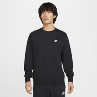 NIKE AS M NK CLUB FT CREW 黑色 大學T 長袖 刺繡LOGO 穿搭 男款 FN3889-010