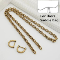 Bag Accessories Metal Chain Single Shoulder Crossbody Bags Strap Bags Suitable For Dior Saddle Bag DIY Modification Parts