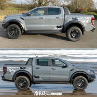 New car sticker FOR Ford Ranger Raptor version body decoration custom sports car decal accessories