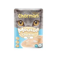 NL[ยกโหลx12ซอง] Cherman pouch อาหารแมวเปียกเชอร์แมน ยกโหล 12 ซอง ขนาดแมวโต 85g ลูกแมว 70g