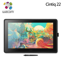 【最高9%回饋 5000點】      Wacom Cintiq 22手寫液晶顯示器 DTK-2260  HDMI送散熱墊及摺疊風扇