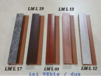 Lis tutup / Lis L plafon PVC Type Doff Laminated