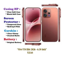 Vivo V70 Elite 2026 - 6.59 inch - Case - Screen Protector - Dll Shockproof Case