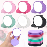 12 PcsFolding Mirror Round Compact 2.4 in Small Portable Travel Makeup Mirror Compact Mirror Bulk Ro