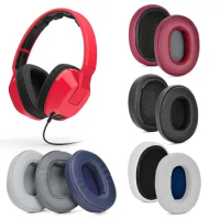 Protein Leather Ear Pads Soft Replacement Earbuds Cover Sponge Headset for Skullcandy Crusher Wireless/Crusher ANC/Hesh3