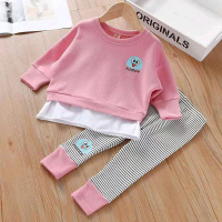 SETELAN LEGING ANAK CEWEK IMPORT SETRIP USIA 3-9 TAHUN