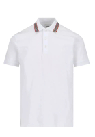 Burberry Burberry Pierson Cotton Polo衫(白色)