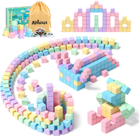 45PCS Magnetic Blocks - Toddler Girl Toys Magnet Building Blocks STEM Sensory Outdoor Autism Toys fo