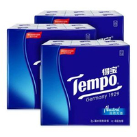 Tempo - Tempo得宝德宝天然无香迷你手帕纸加厚4层7片36包装德宝手帕纸平行進口德寶#紙巾#Tissue#抽紙#軟抽#軟包#袋裝紙巾