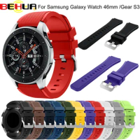 BEHUA 22mm WatchStrap Band for Samsung Gear S3 Frontier Classic Replacement Wristband for Samsung Galaxy Watch 46mm Belt Strap