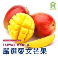 【每日宅鮮】嚴選屏東枋寮愛文芒果(12粒/約10斤/箱)