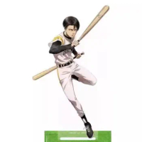 [Baseball Series] Attack on Titan Eren Yeager Levi·Ackerman Anime Acrylic Stand Model Plate Game Desktop Decor