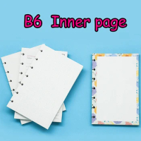 B6 Loose Leaf Core Replacement Mushroom Hole Inner Page Various Styles Fill Inner Paper Planner Inner Paper School Supplies