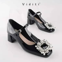 Viditi Zelia Block Heels 5 cm | Shoes | Sepatu Import Wanita | Nikahan | Wisuda | Seserahan | Pesta 