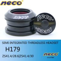 Neco Headsets Semi-integrated Threadless for ZS41/41.4/41.5/41.8mm 28.6/30 for GIANT TCR Triban RC520 RC500 Road Bike Headset