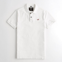 Hollister HCO 短袖 polo 白色 1211