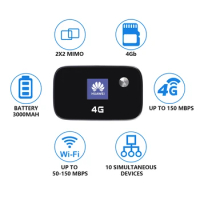 Unlocked 4G Modem Huawei E5776s-32 Lte 4G Wifi Router Mobile Hotspot With 3000mah Battery Mobile WiFi Hotspot Router