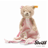 STEIFF德國金耳釦泰迪熊 GOTS Rosy Teddy Bear Comforter 熊寶寶 嬰幼兒安撫巾