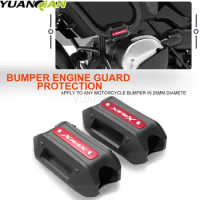 Motorcycle Accessories 25MM Bumper Decorative Guard Block Engine Crash Bar For YAMAHA XMAX XMAX125 200 250 XMAX300 XMAX400
