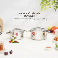 Nồi Inox 304 Đáy liền khối Kalpen Lager LP18/LP20 Cao Cấp Chất Lượng Đức Sang Trọng Bền Bỉ