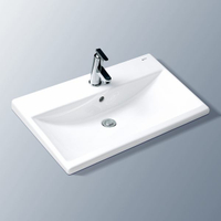 【麗室衛浴】日本INAX GL-2397V-TW 上崁臉盆 採用伊奈獨家防污技術 防止水垢 抗菌力強