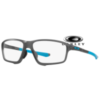 【Oakley】奧克利 CROSSLINK ZERO 亞洲版 ASIA FIT 運動輕包覆光學眼鏡 OX8080 01 霧灰 公司貨