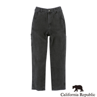 【California Republic】CALIFORNIA多口袋 女黑色牛仔褲