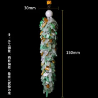 Myanmar Jade Three-Color Ice Run Safety Ornaments Interior Design Accessories Fu Car Hanging Good Product