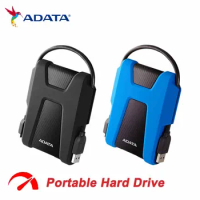 ADATA HD680 External Portable Hard Drive 1TB 2TB External HDD USB3.2 Military Grade Protection Shock Sensor for Computer