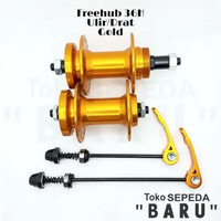TB - Free Hub 36H Cakram / Disc Break (Ulir/Drat) Gold
