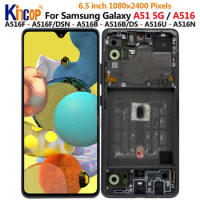 OLED 6.5'' A516 LCD Touch Screen Digitizer Assembly For Samsung Galaxy A516 A51 5G LCD Display For Samsung Galaxy A5 A516B A516F
