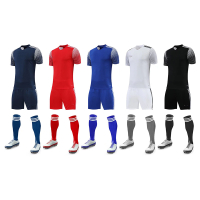 Short-Sleeved Football Suit  Sports Comition Training Clothes Suit Football Printed Jersey