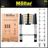 MOLLAR Tangga Lipat Teleskopik 2.9 Meter - Single Telescopic Ladder