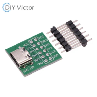 1PCS USB TYPE-C to DIP PCB Connector Pinboard Test Board Solder Female Dip Pin Header Adapter