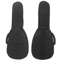 21นิ้ว Ukulele กระเป๋าสีดำแบบพกพา Soft Case Mini Guitar 4 String Ukulele Universal ไหล่กระเป๋าเป้สะพายหลังกีตาร์อะไหล่ &amp; อุปกรณ์เสริม