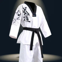 Taekwondo clothing children's clothing boys' clothing coach training clothing adult men's and women's taekwondo suit clothes