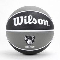 Wilson NBA Team Tribute [WTB1300XBBRO] 籃球 7號 隊徽球 室外 黑灰