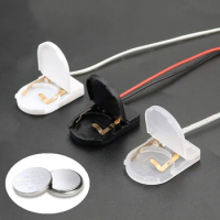 5PCS Single Slot CR2032 CR 2032 Button Coin Cell Battery Holder Case Cover With ON-OFF Switch leads Wire 3V Battery Box