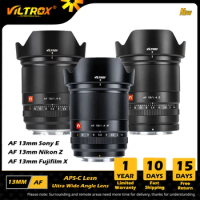 Viltrox 13mm F1.4 for Sony E mount Fujifilm X Nikon Z Mount Lens Auto Focus Ultra Wide Angle Lens Z6 A6600 a7iii XT4 Camera Lens
