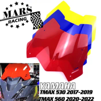 For YAMAHA NEW TMAX 530 2017-2019 TMAX 560 2020-2021 2022 Motorcycle Windshield Windscreen Aluminum Kit Deflector Fairing Cover