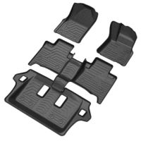 Full Set Waterproof RHD 3D TPE Car Floor Mat Use For Toyota INNOVA CRYSTA
