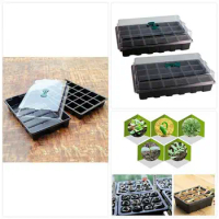 Holes Seedling Tray Seedling Box With Big Holes Gardening Flower And Plant Pots Greenhouse Seed Planting Box With Lid